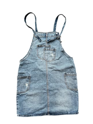 overall dress denim
