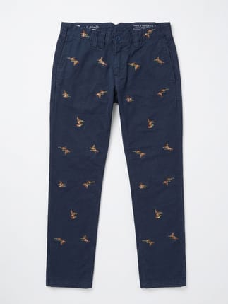 Polo Ralph Lauren Mallard Duck Embroidered Cotton Pants