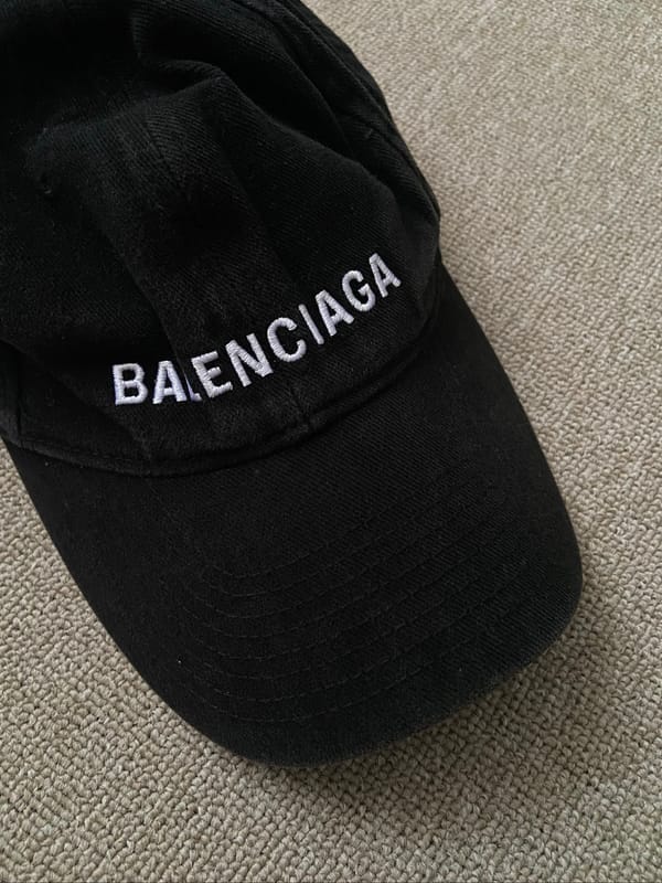 Balenciaga logo embroidered baseball cap, foto 2