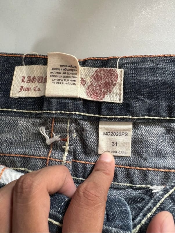 Laguna beach studded skull denim jeans, foto 5