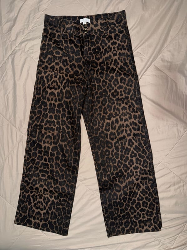 H&M Leopard Jeans, foto 2