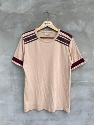 Dries Van Noten T-shirt Pria tan brown