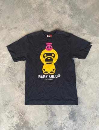 BABY MILO T-shirt Pria black