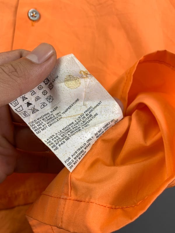 Jil Sander Orange Oversize Shirt (M), foto 10