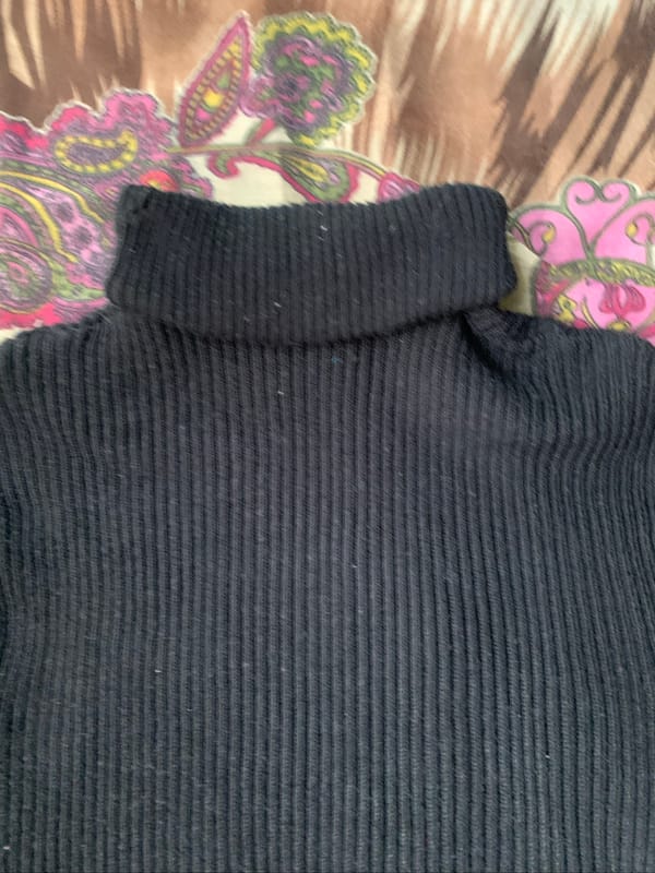 LONGSLEEVE TURTLENECK VINTAGE 2000s Y2K ALT EMO, foto 2