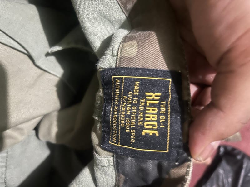 Xlarge cargo camo pants celana panjang, foto 5