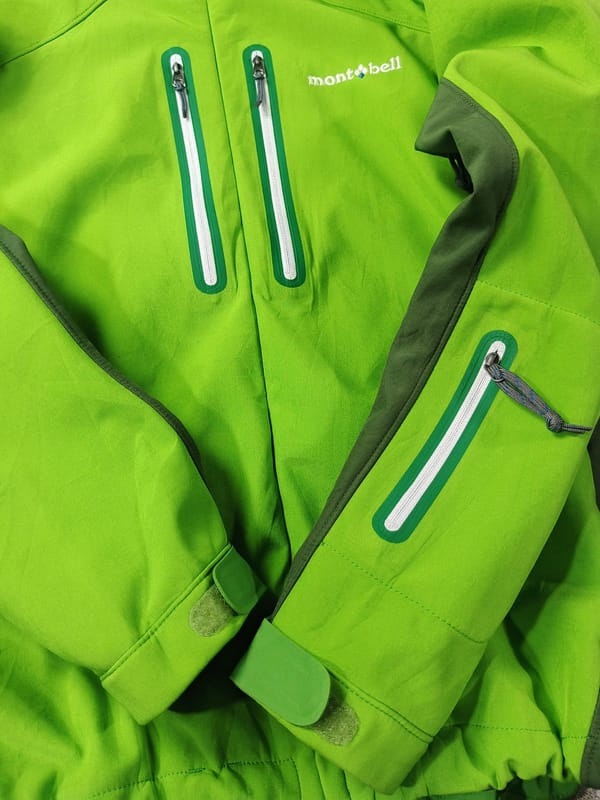 MONTBELL POWDER SHED CLIMABARRIER SOFTSHELL JACKET, foto 4