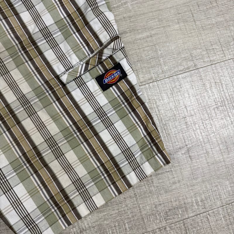 Dickies cell pocket plaid short pants size 28, foto 6