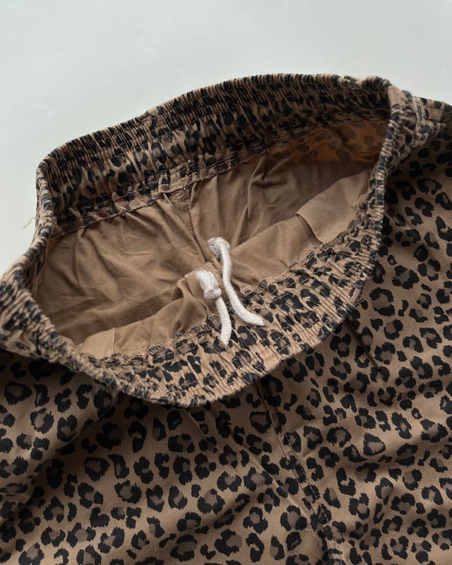WEGO Japan Leopard Pattern Relaxed Shortspants, foto 5