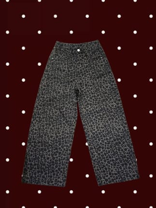 Leopard Print Wide Leg Pants 🐆