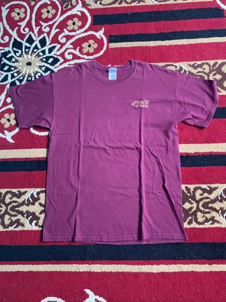 Cheers Boston Short Sleeve Mens T- Shirt Burgundy