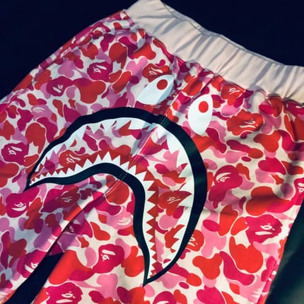 SHORTS BAPE PINK