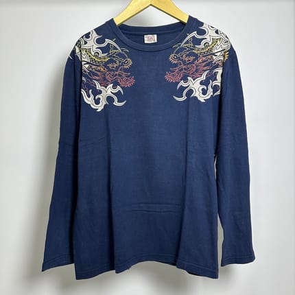 BULLET NOISE SPACE OPERA JAPANESE SUKAJAN DRAGON LONGSLEEVE