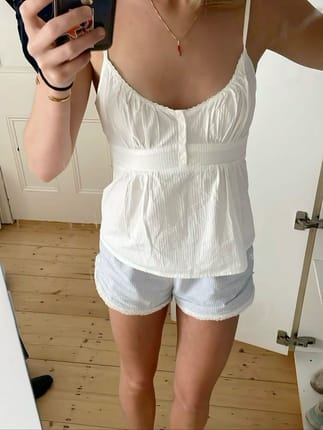 Brandy Melville Tiffany White Tank