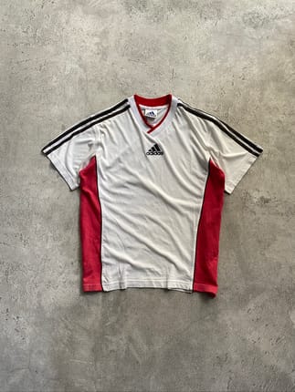 Vintage Adidas Center Logo T-Shirt Training Jersey