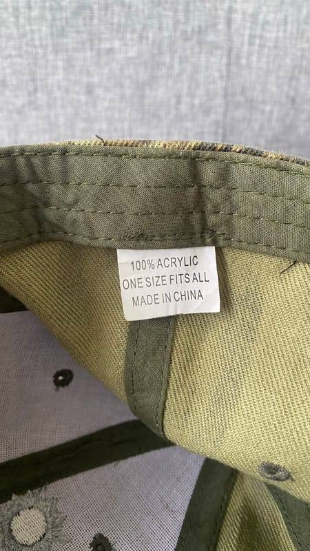 Camouflage Bullet-Hole Embroidered Cap, foto 4