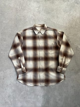 Uniqlo Veterano Flanel Brown Plaid