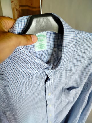 kemeja size pria L Brooks brothers branded