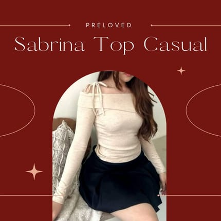 Preloved Sabrina top casual