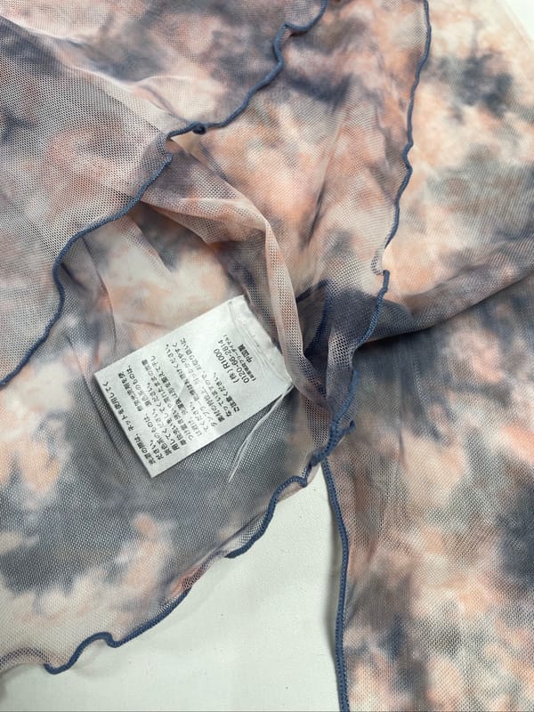 Retro Gallery Tie Dye Sheer Mesh Top, foto 5