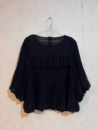 Blouse polka timbul