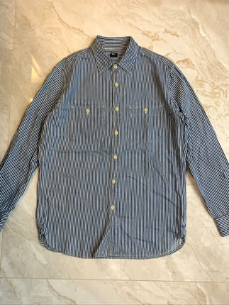 Uniqlo Stripe Selvedged LS Shirt