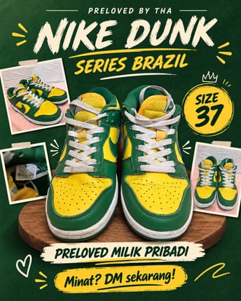 Nike dunk low Brazil