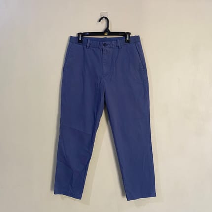 Uniqlo Smart Ankle Pants Blue Formal Pants