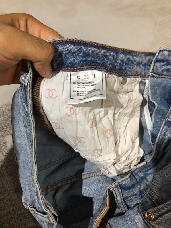 Chanel flare jeans pants, foto 7