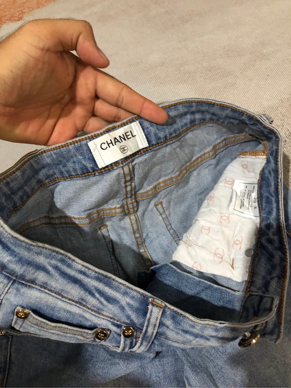 Chanel flare jeans pants, foto 6