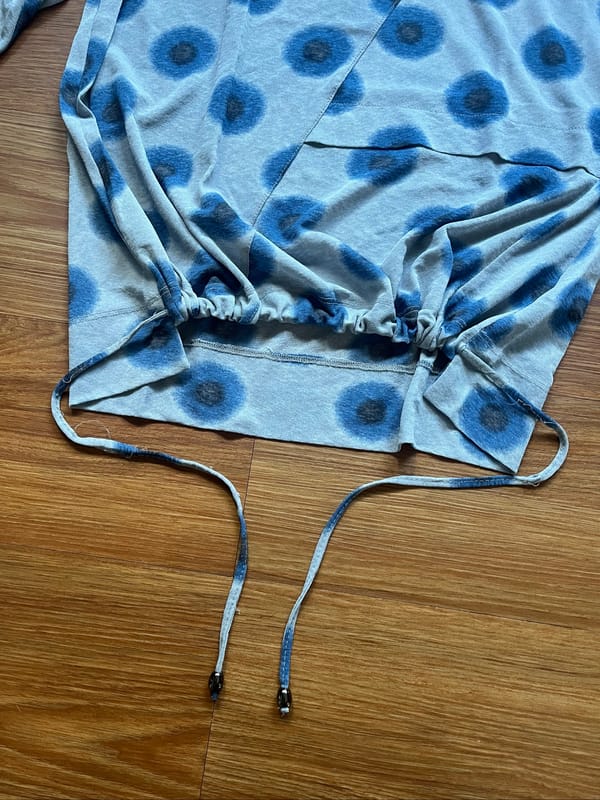 Polka Blue Mesh Top, foto 3