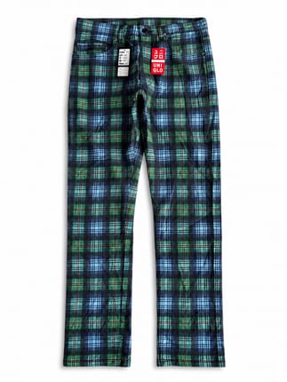 UNIQLO TARTAN JEANS SIZE 31 SECOND