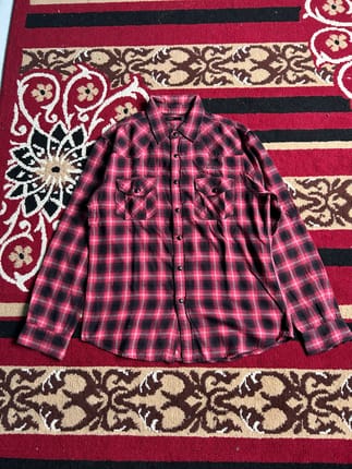 Men's Litmus Jeans Long Sleeve Brawny Flannel Western