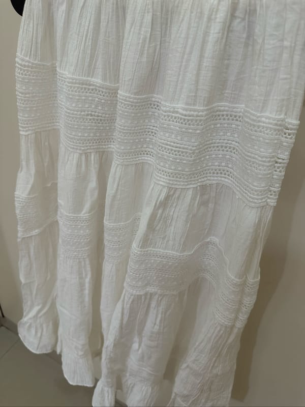 Skirt putih renda, foto 2