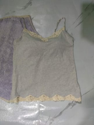 Tankop cupbra abu renda uniqlo xl
