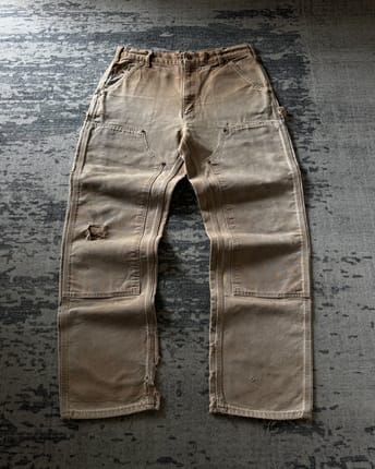 Vintage 90’s Sunfaded & Distressed Carhartt B01 BRN Double K