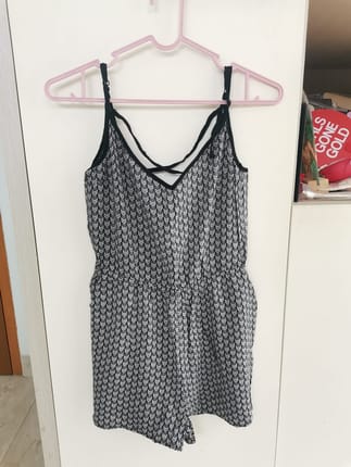 h&m spaghetti strap romper