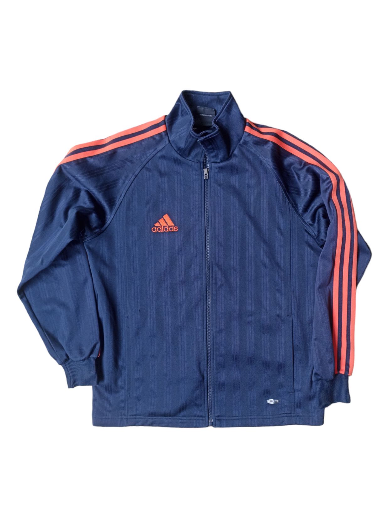 Adidas Streetwear Sportswear Track jacket Pria navy orange