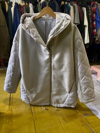 Leveange Japan Suede Puffer Jacket