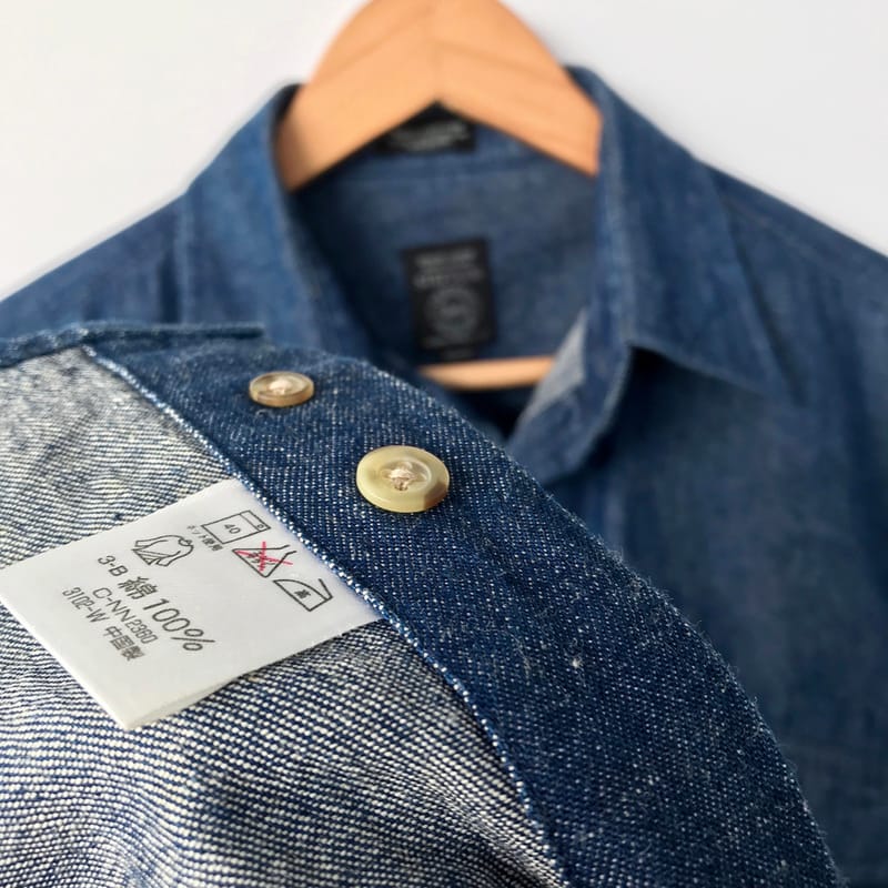 Kemeja Denim Work Shirt, foto 5
