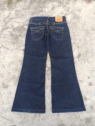 Levis 908 buckle back flare jeans