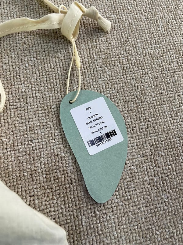Our second nature large stripe woven beach bag, foto 9