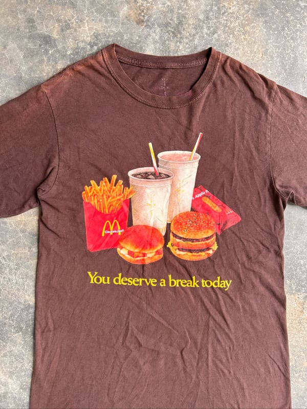 Cactus jack by Travis scott x McDonald's Tee, foto 2