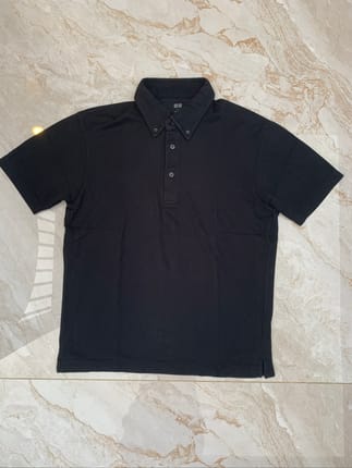 Uniqlo Airsm Polo Shirt Black