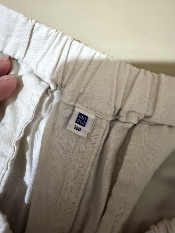Uniqlo Linen Blend Wide Easy Pants, foto 5