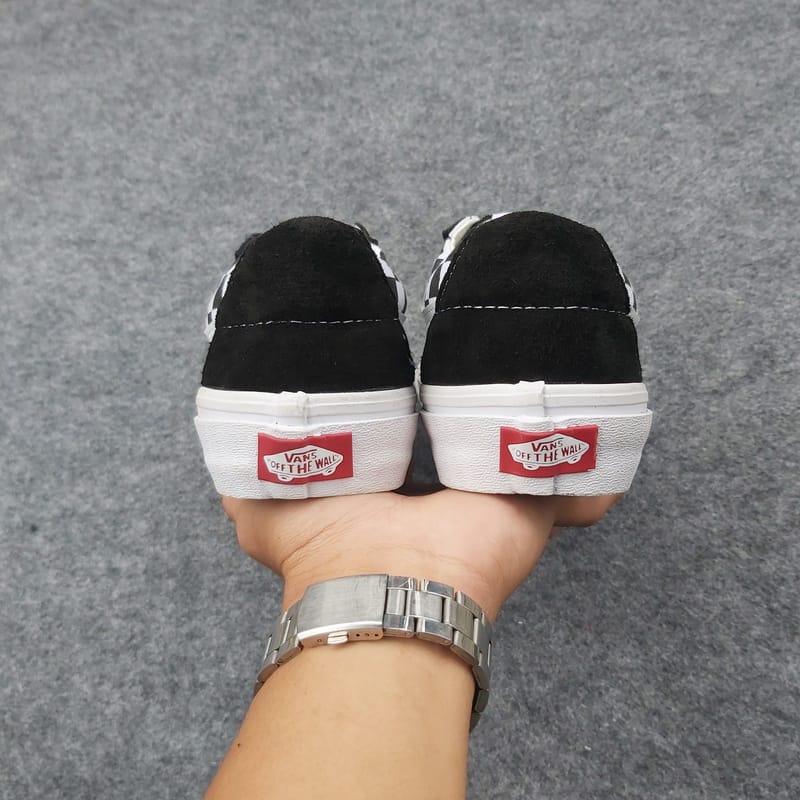 Vans Sk8-Low Checkerboard Black True White, foto 4