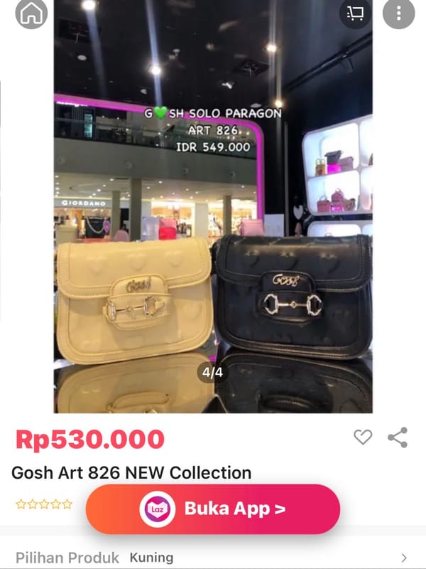 GOSH butter yellow bag 👛 (FREE shoulder bag), foto 4