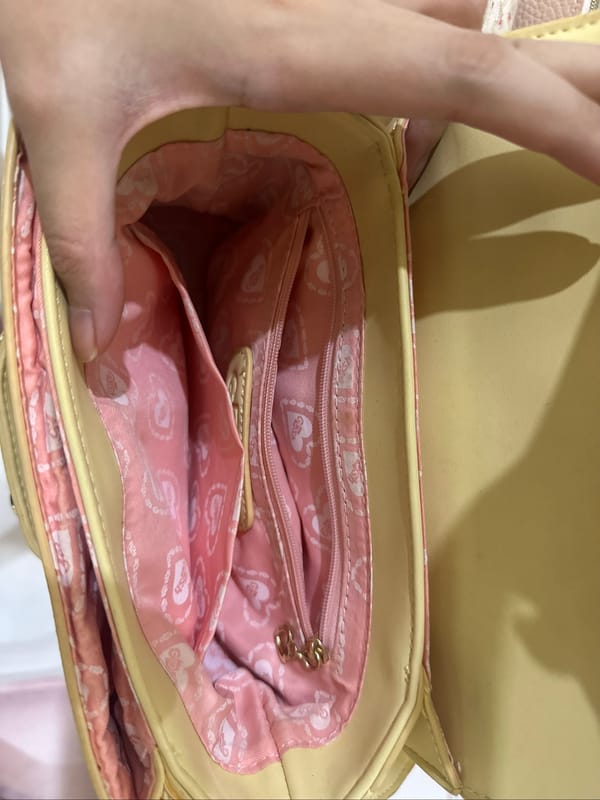 GOSH butter yellow bag 👛 (FREE shoulder bag), foto 3