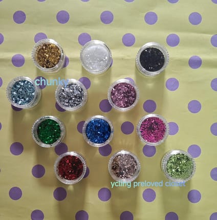 glitter chunky