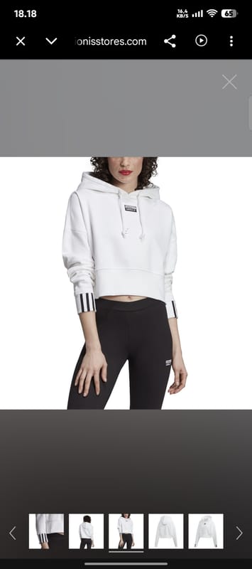 Adidas Crop Hoodie, foto 2
